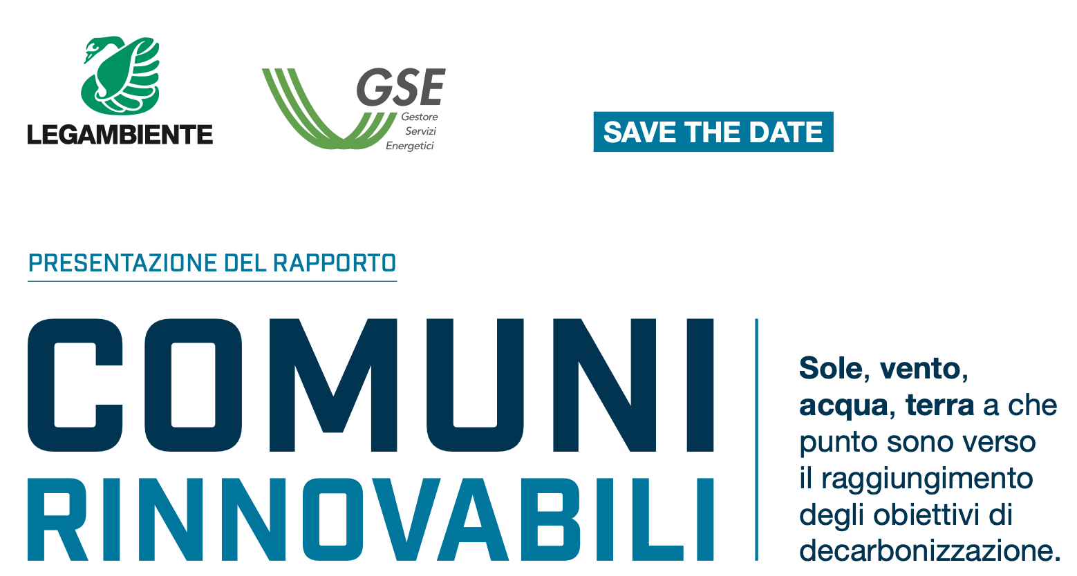 Presentazione del rapporto comuni rinnovabili